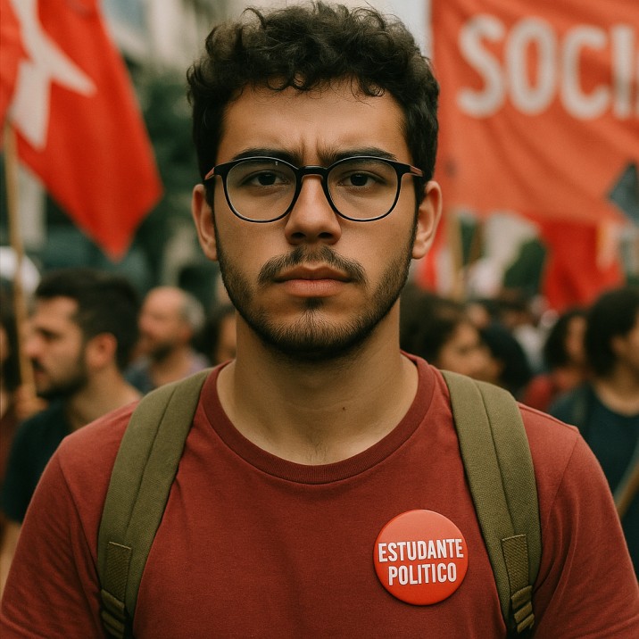 estudante militante